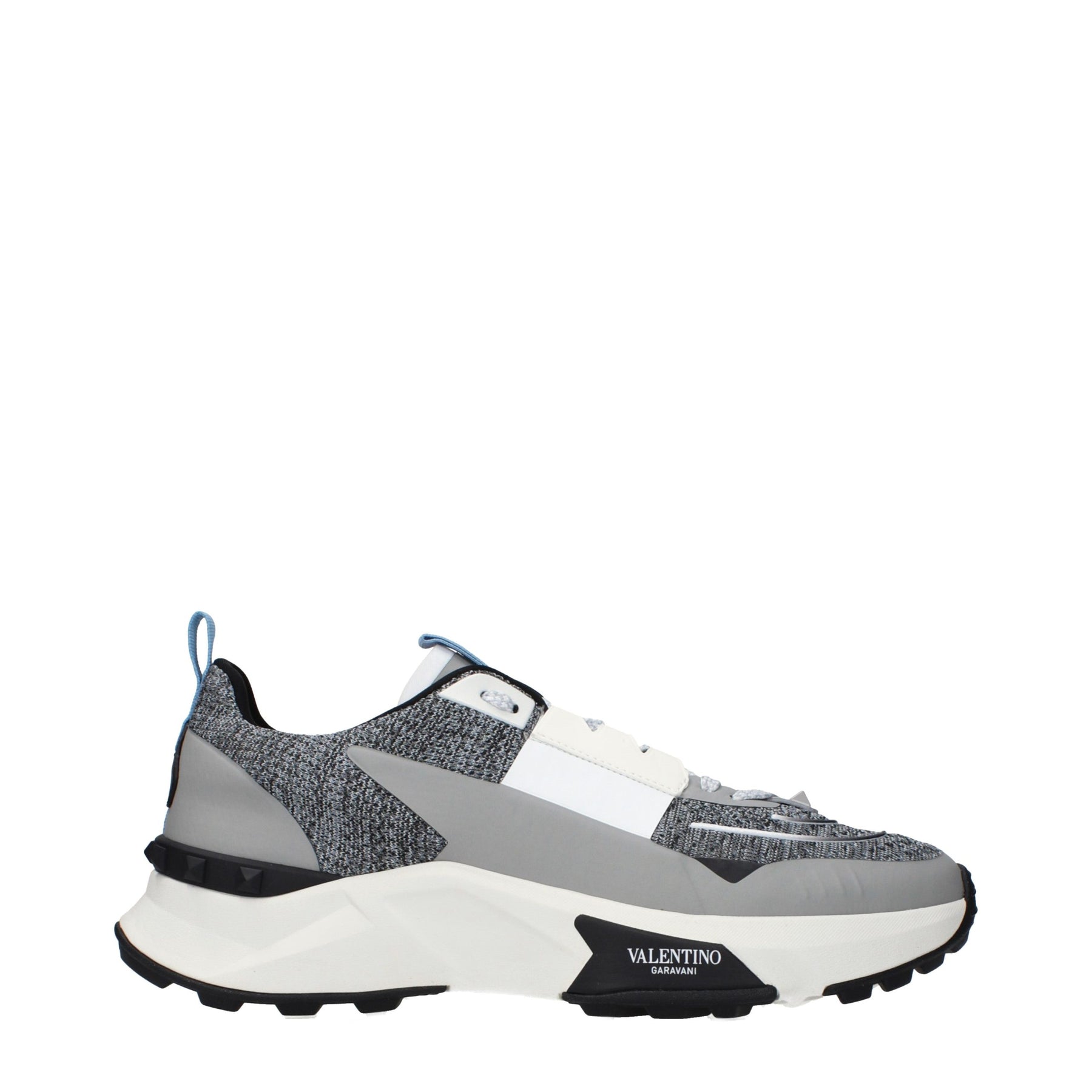 Valentino Garavani Gray Fabric Athletic Sneakers | Regal Royce