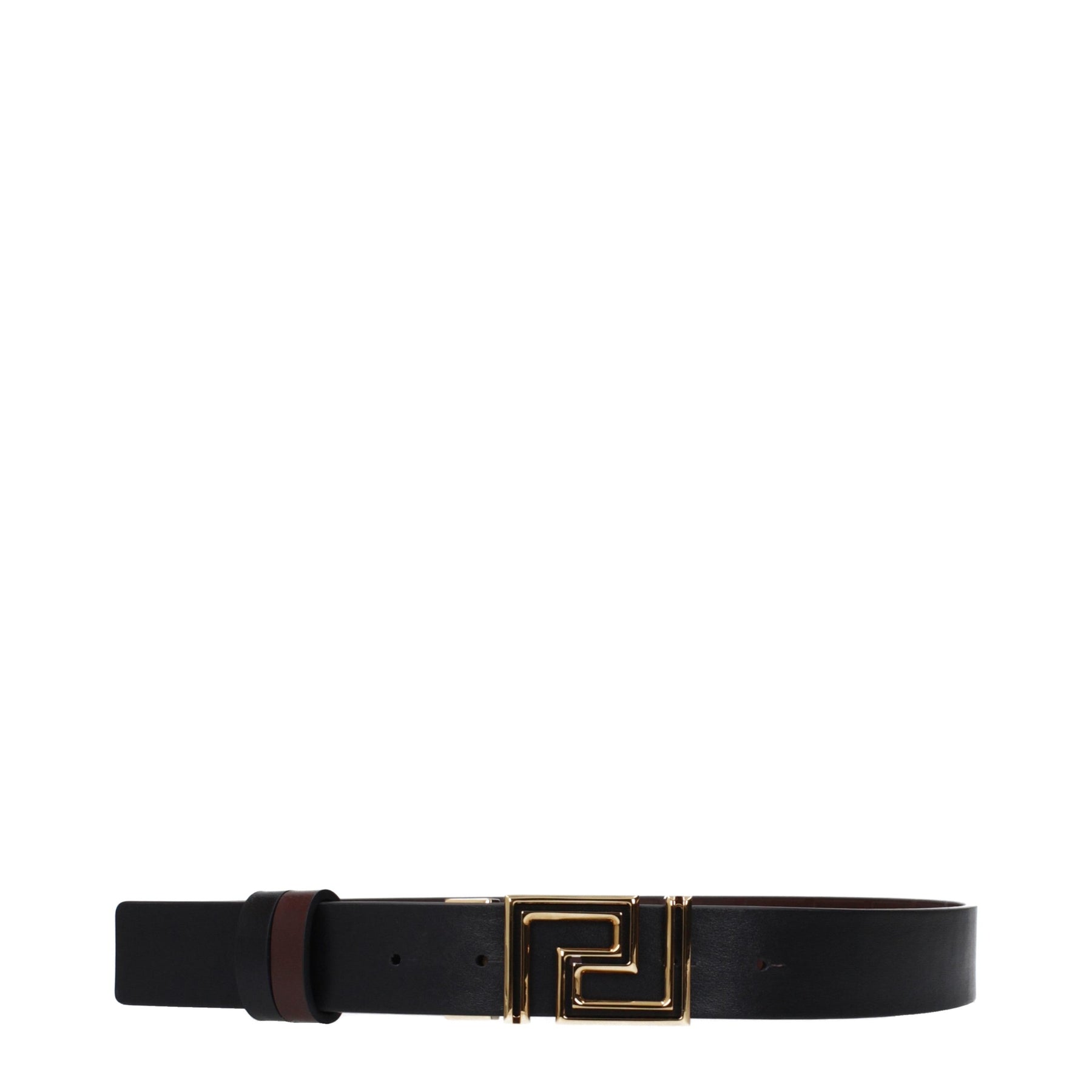 Versace Brown Leather Regular Belt | Regal Royce