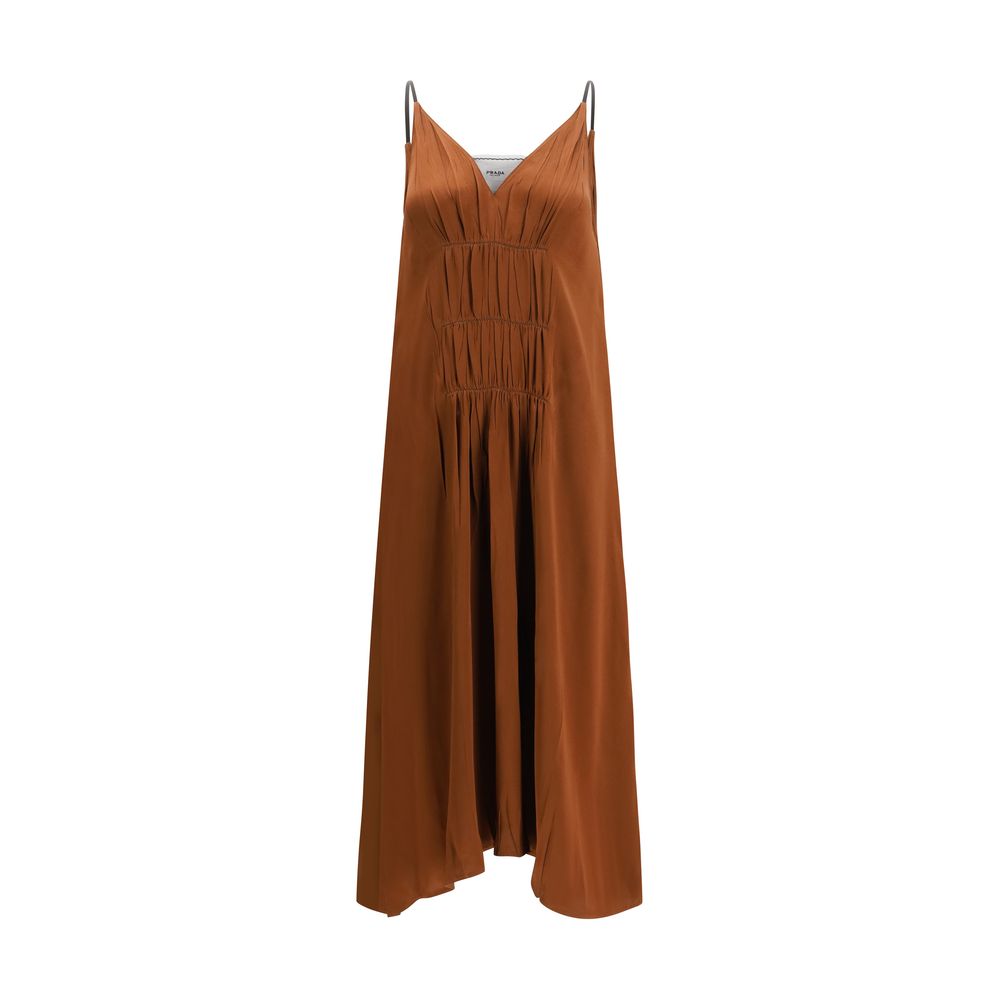 Prada Brown Acetate Cocktail Dress | Regal Royce