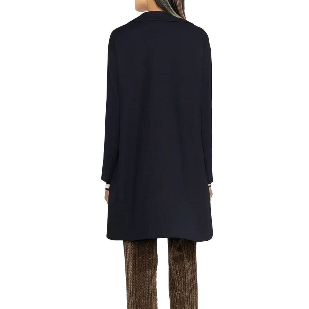 Herno Blue Cotton Coat | Regal Royce