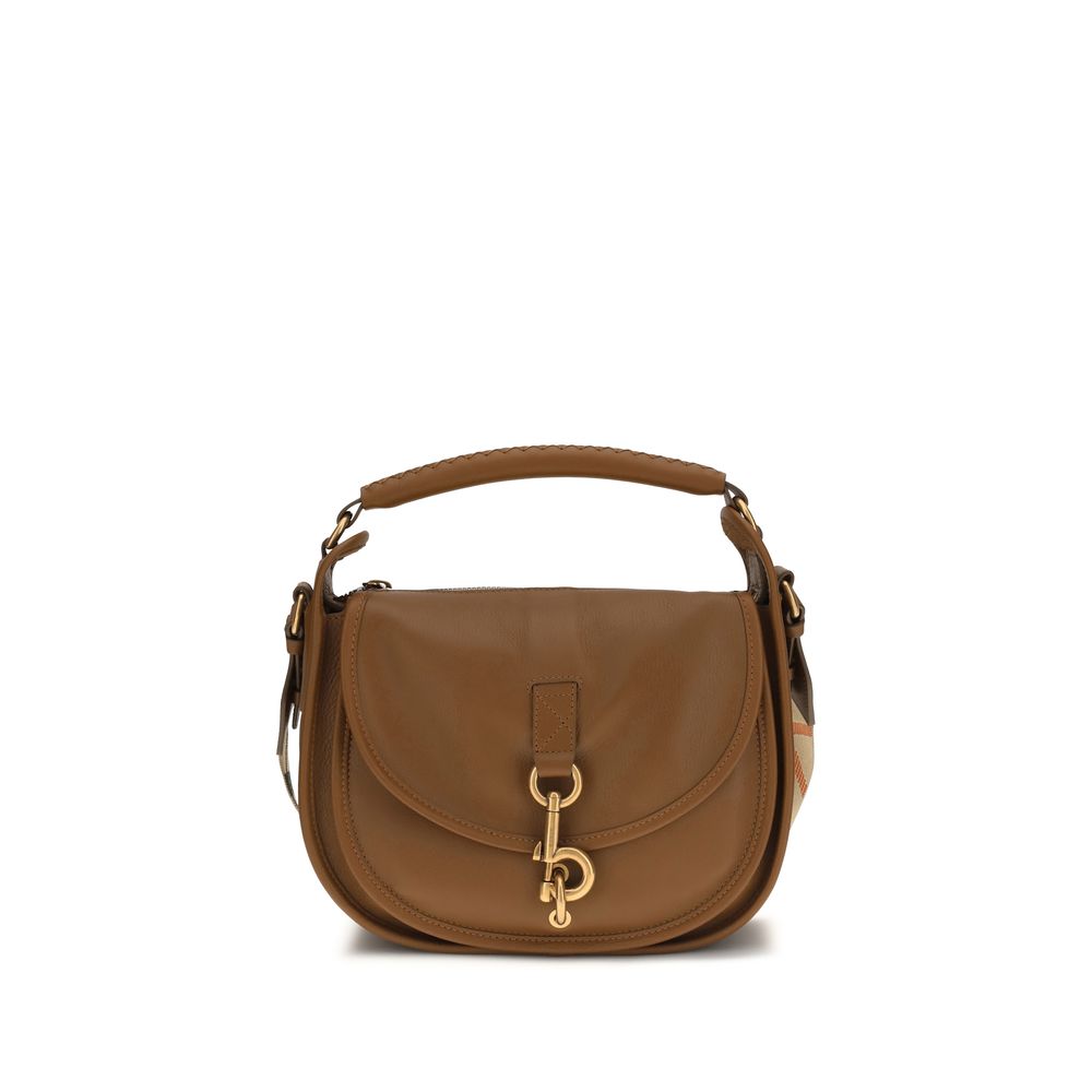 Burberry Brown Calf Leather Bos Taurus Shoulder Bag | Regal Royce