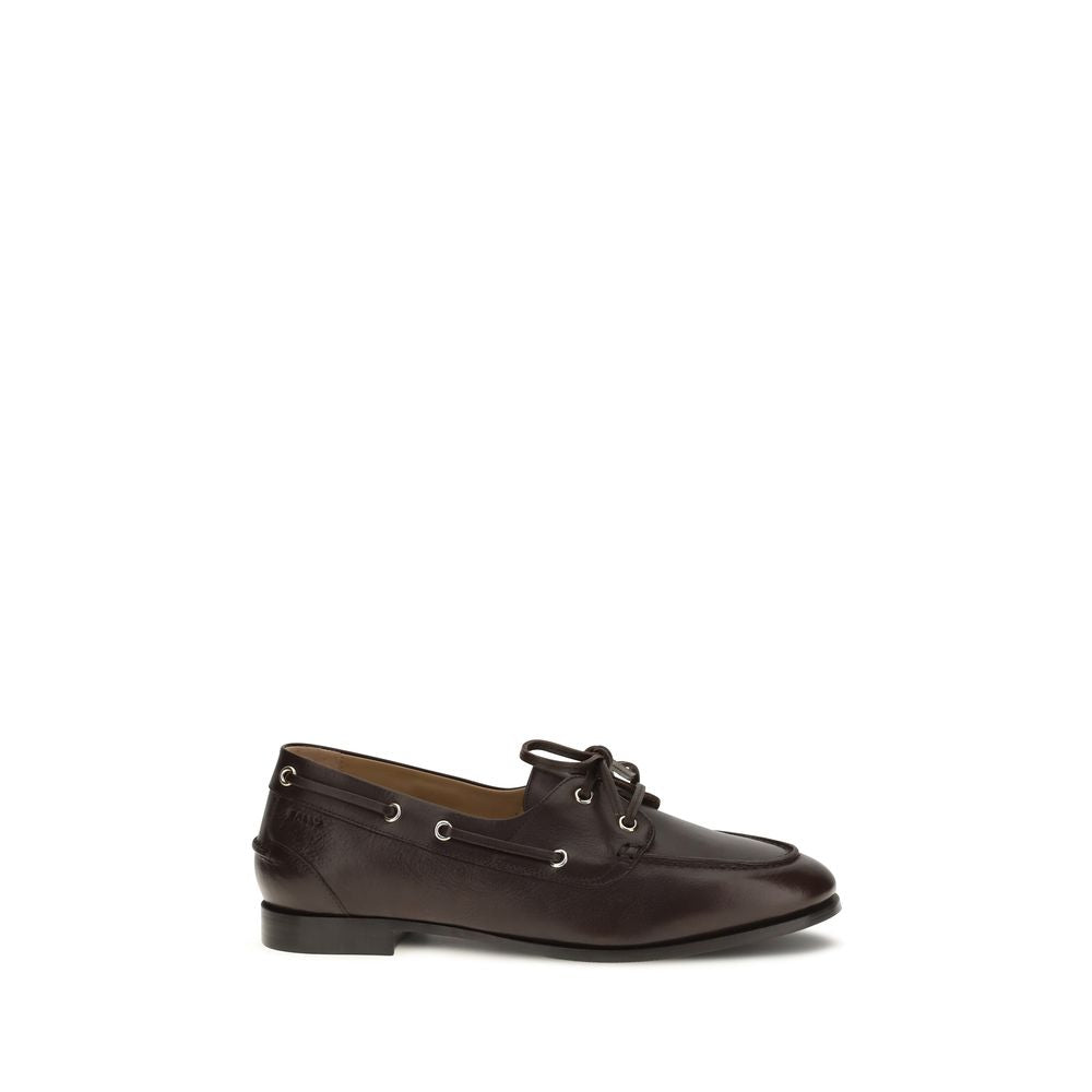 Bally Brown Calf Leather Bos Taurus Slip-On Loafers | Regal Royce