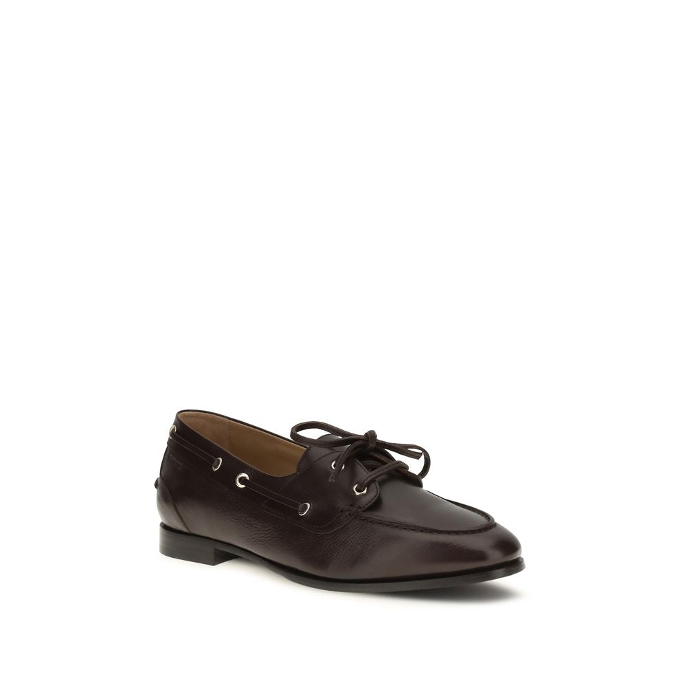 Bally Brown Calf Leather Bos Taurus Slip-On Loafers | Regal Royce