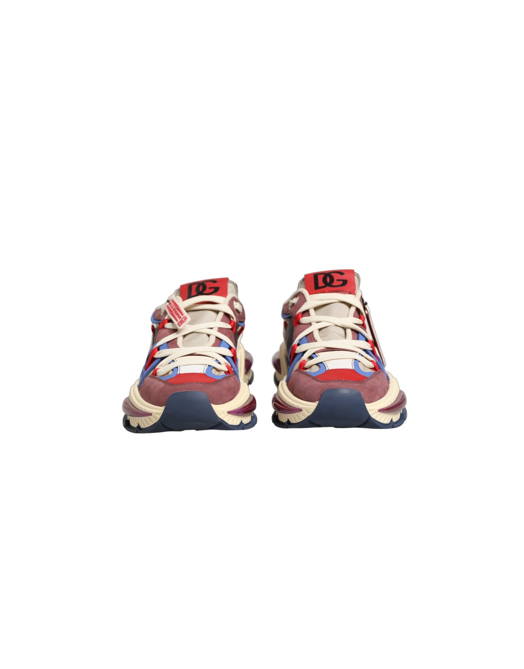 Dolce & Gabbana Multicolor Low Top Airmaster Men Sneakers Shoes | Regal Royce