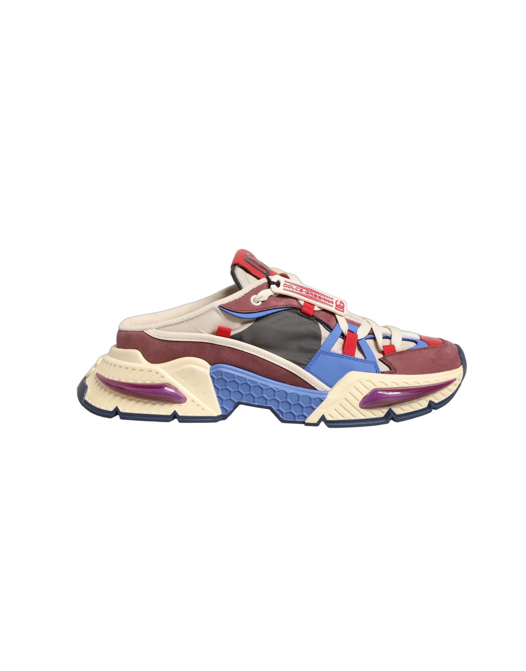 Dolce & Gabbana Multicolor Low Top Airmaster Men Sneakers Shoes | Regal Royce