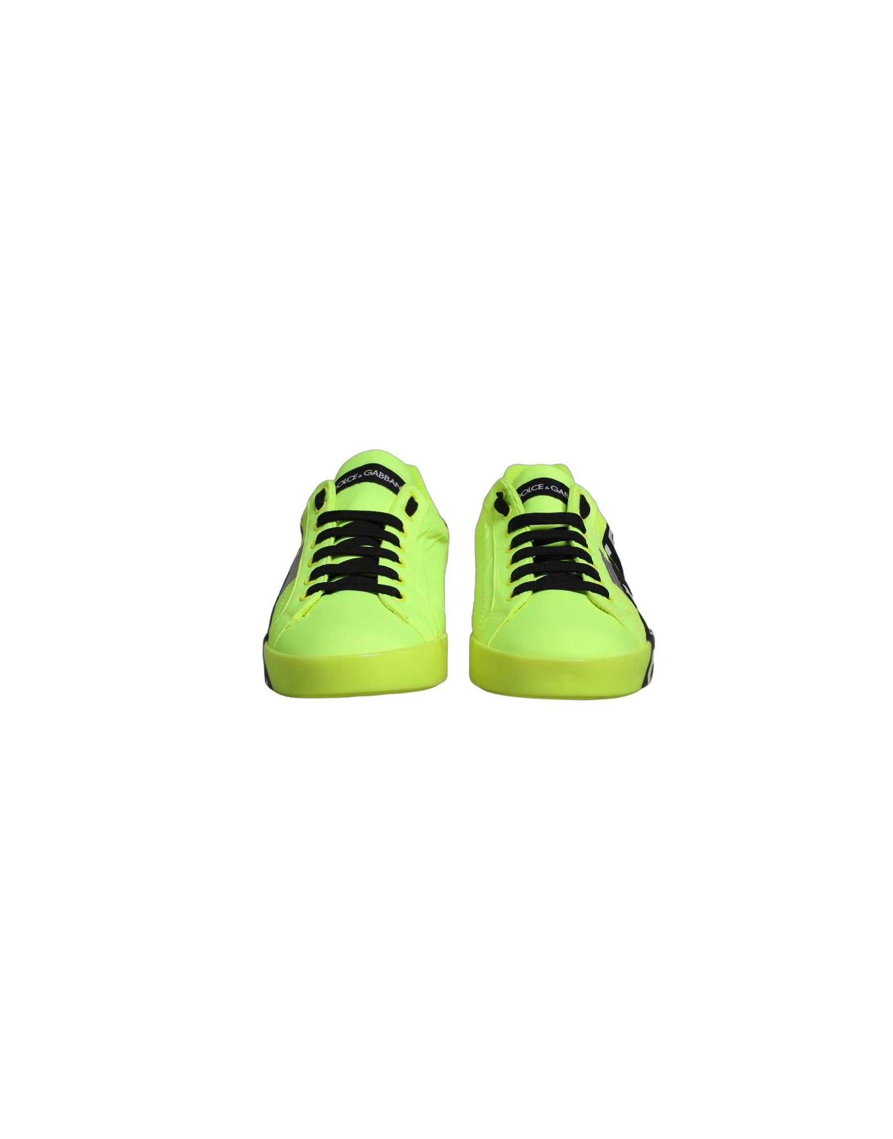 Dolce & Gabbana Green Logo Tape Low Top Portofino Sneakers Shoes | Regal Royce