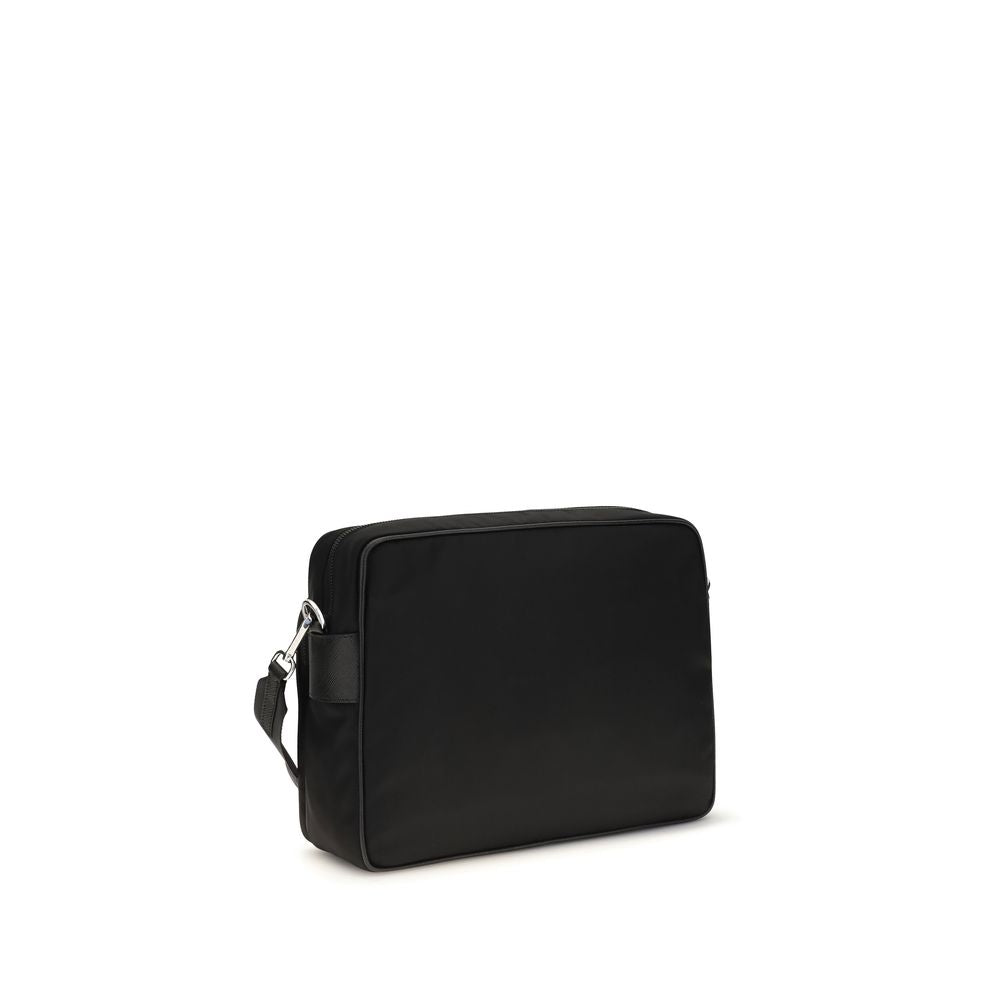 Prada Black Recycled Polyamide Shoulder Bag | Regal Royce