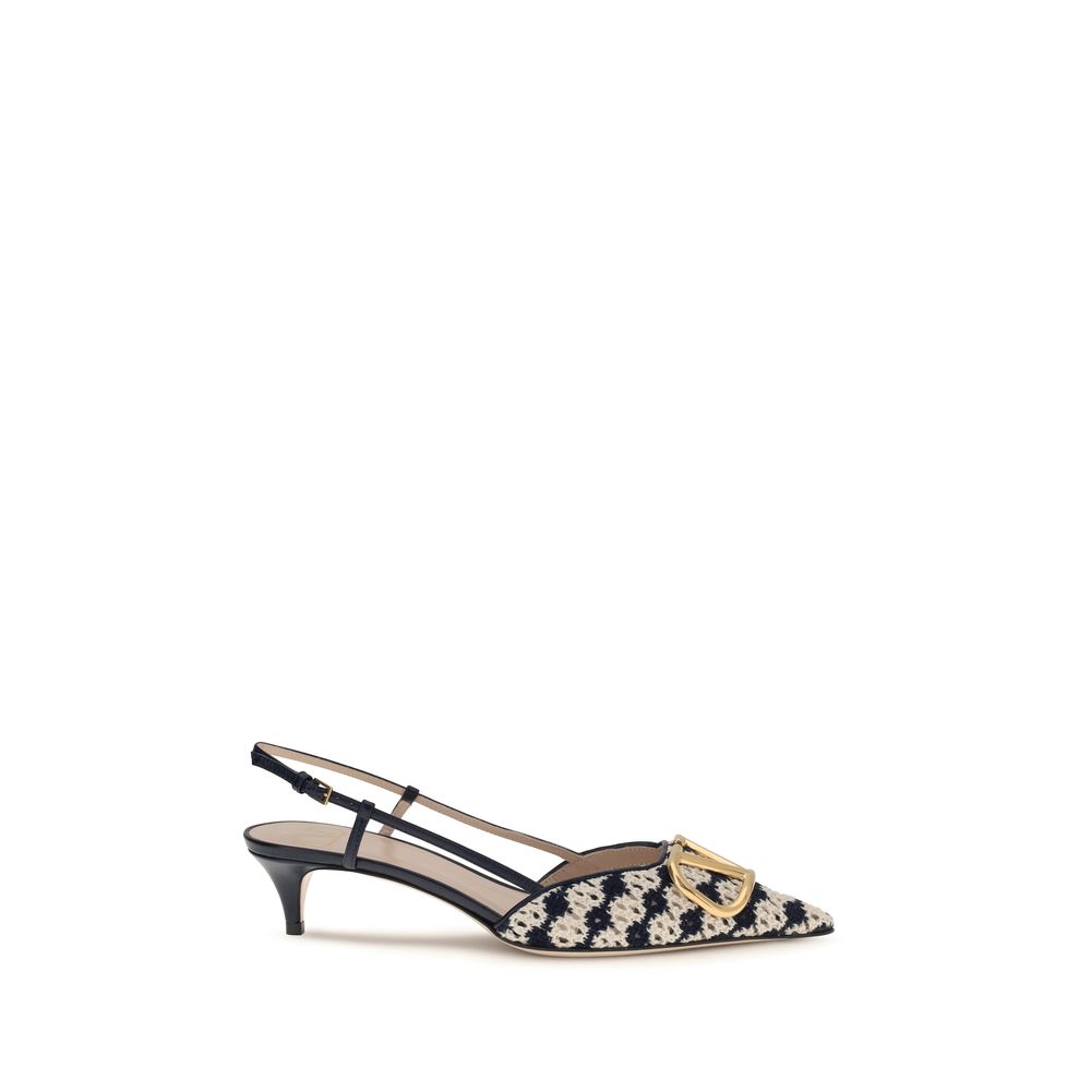Valentino Garavani Multicolor Goatskin Mid Heel Pumps | Regal Royce