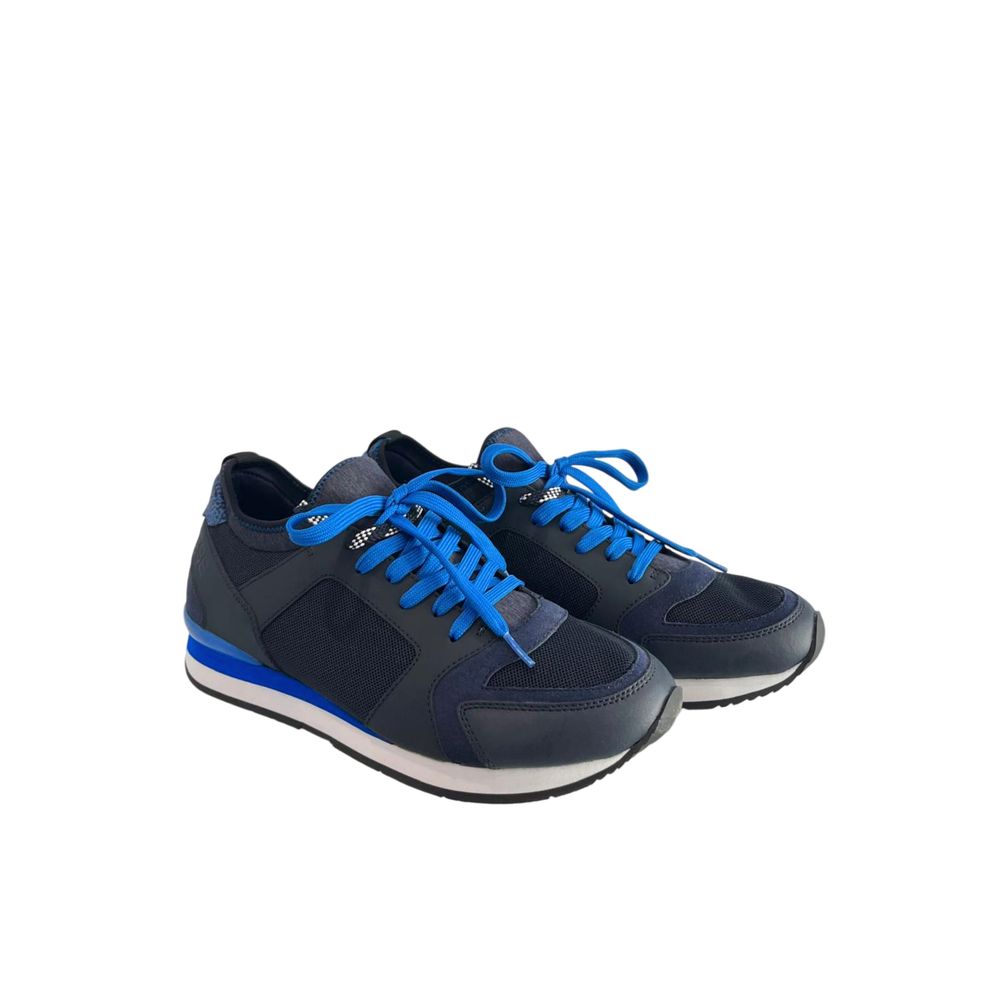 Borbonese Blue Rubber Men Sneaker | Regal Royce