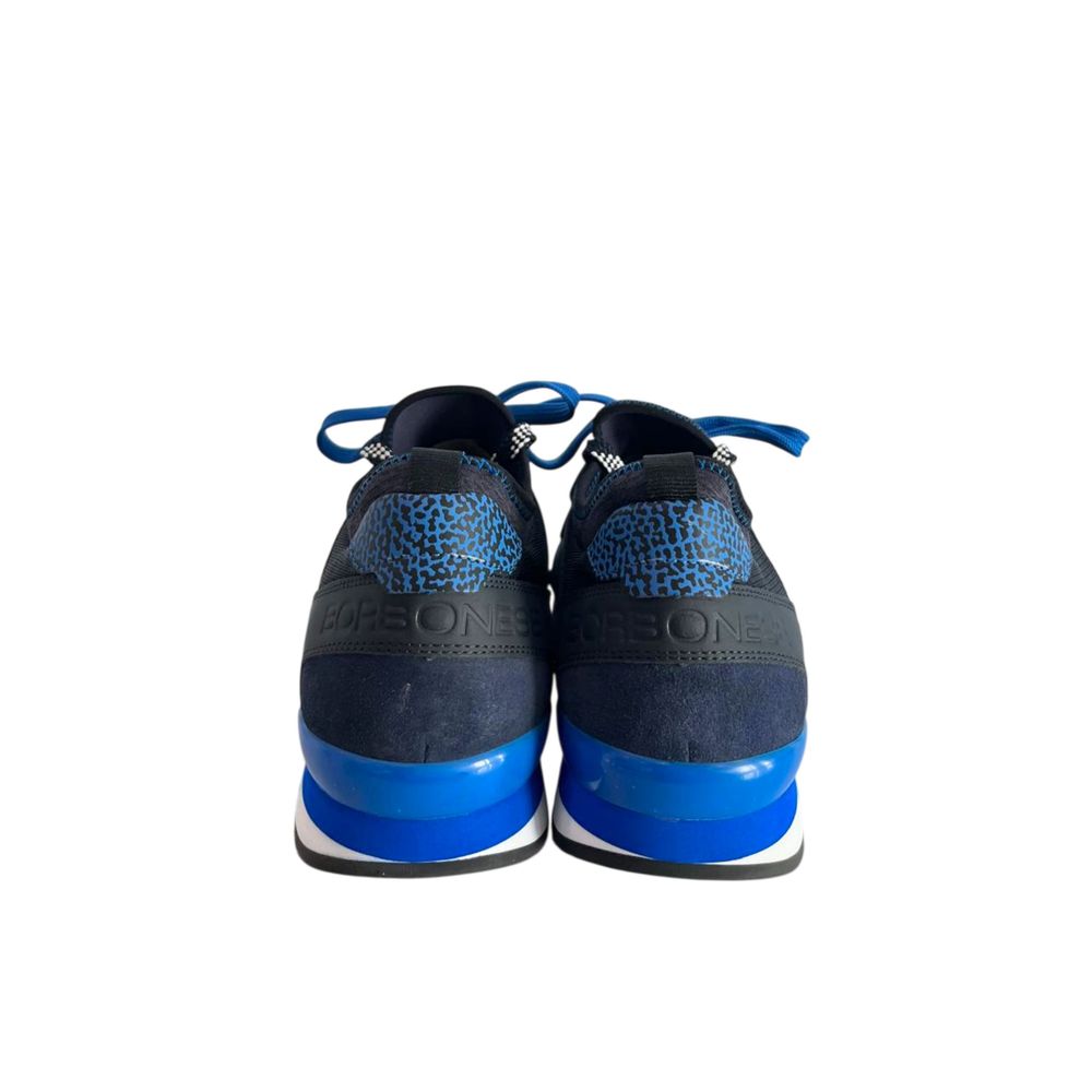 Borbonese Blue Rubber Men Sneaker | Regal Royce