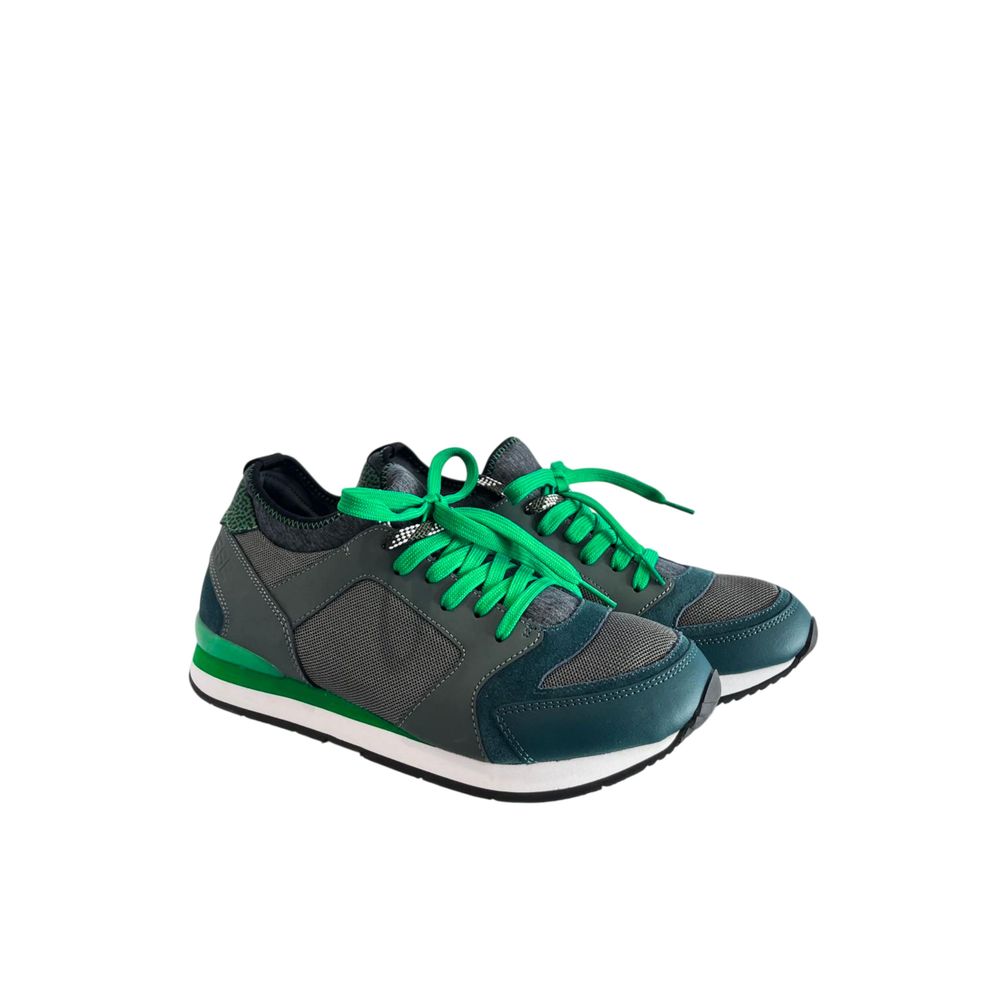Borbonese Green Rubber Men Sneaker | Regal Royce
