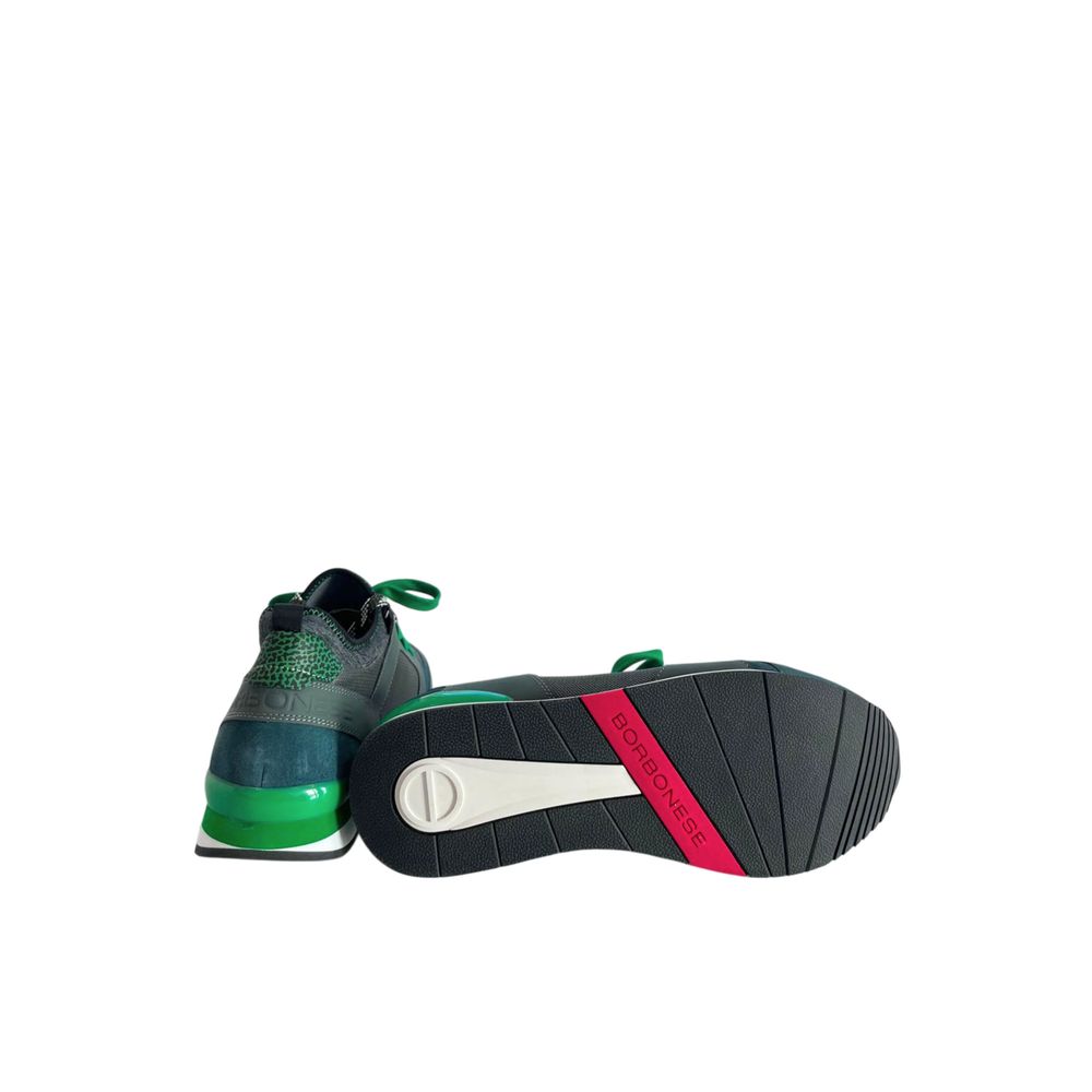 Borbonese Green Rubber Men Sneaker | Regal Royce