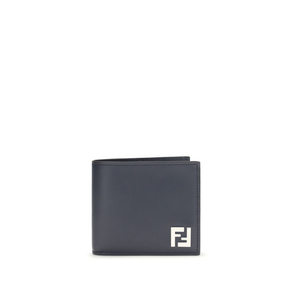 Fendi Blue Calf Leather Bos Taurus Wallet | Regal Royce