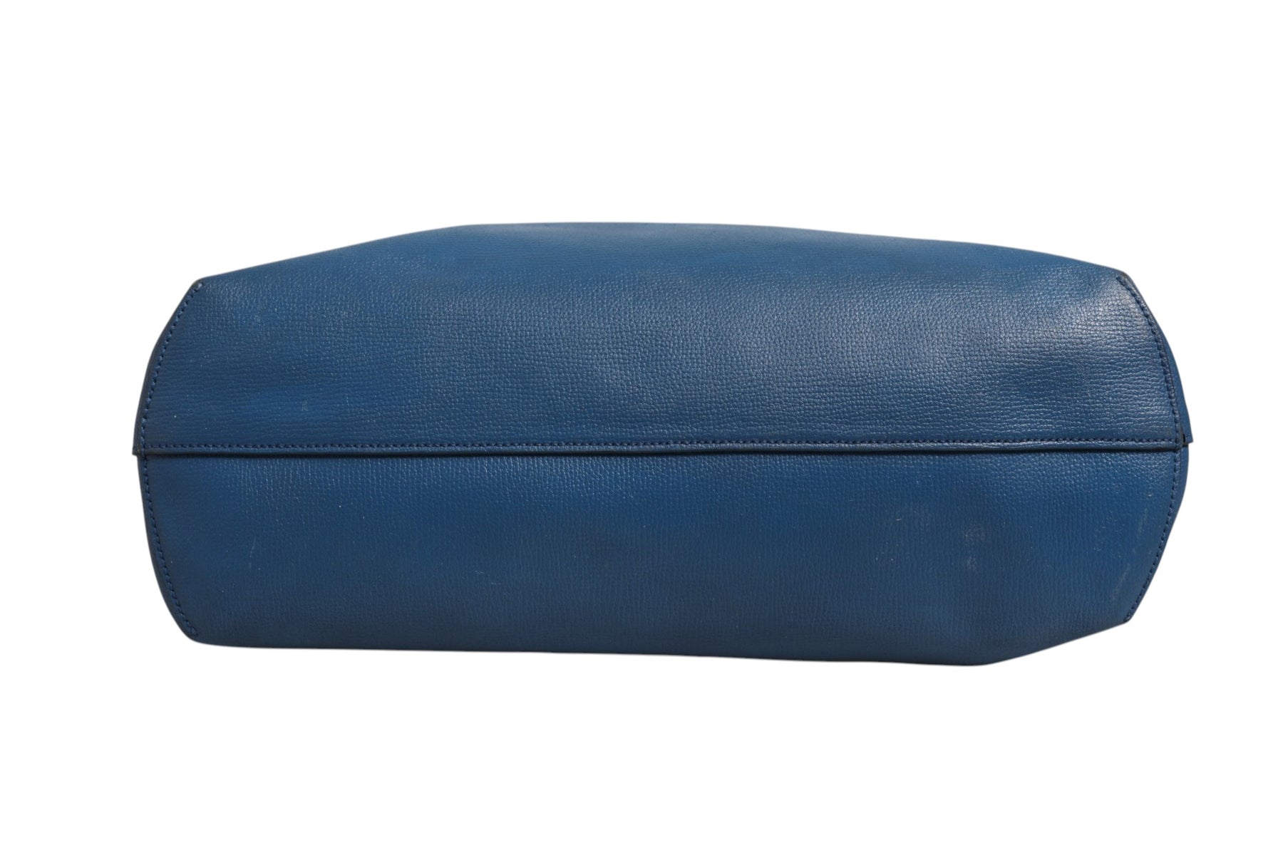 Fendi Leather Navy Blue Shopping Tote | Regal Royce