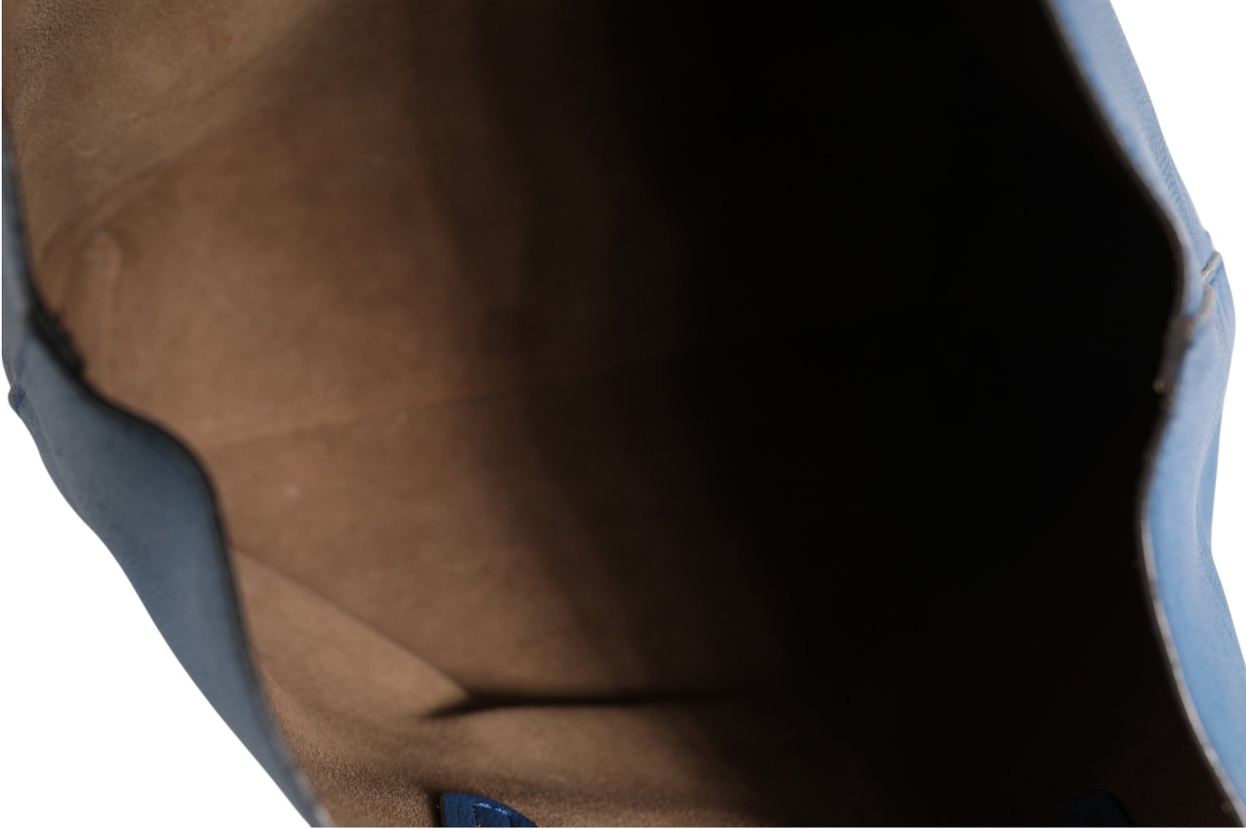 Fendi Leather Navy Blue Shopping Tote | Regal Royce