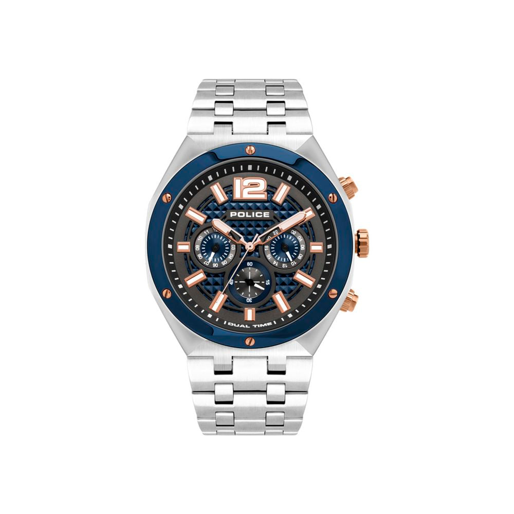 Police Gray Stainless Steel Dress Watch | Regal Royce