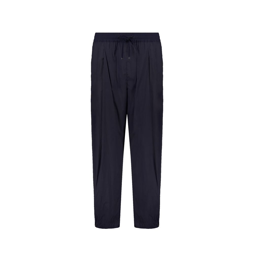 Herno Blue Elastane Casual Pants | Regal Royce