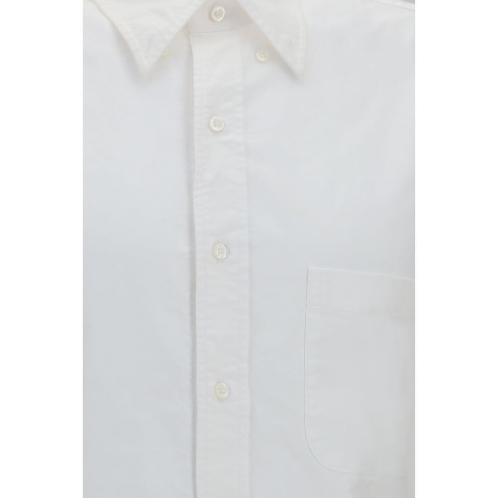 Thom Browne White Cotton Shortsleeve Shirt | Regal Royce