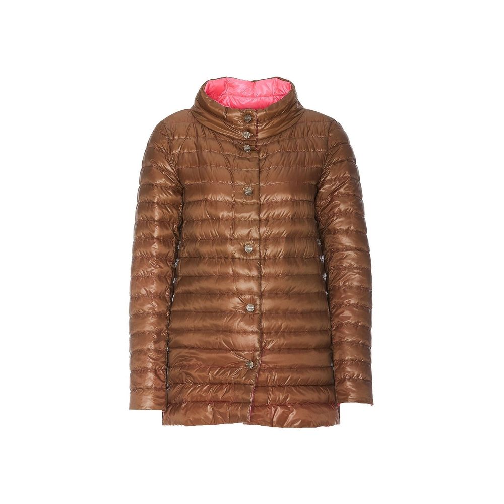 Herno Brown Polyamide Coat | Regal Royce