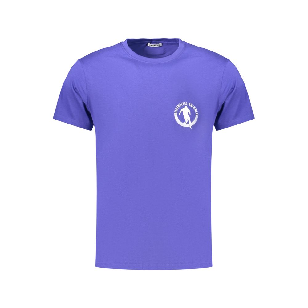 Bikkembergs Blue Cotton Men's T-Shirt | Regal Royce