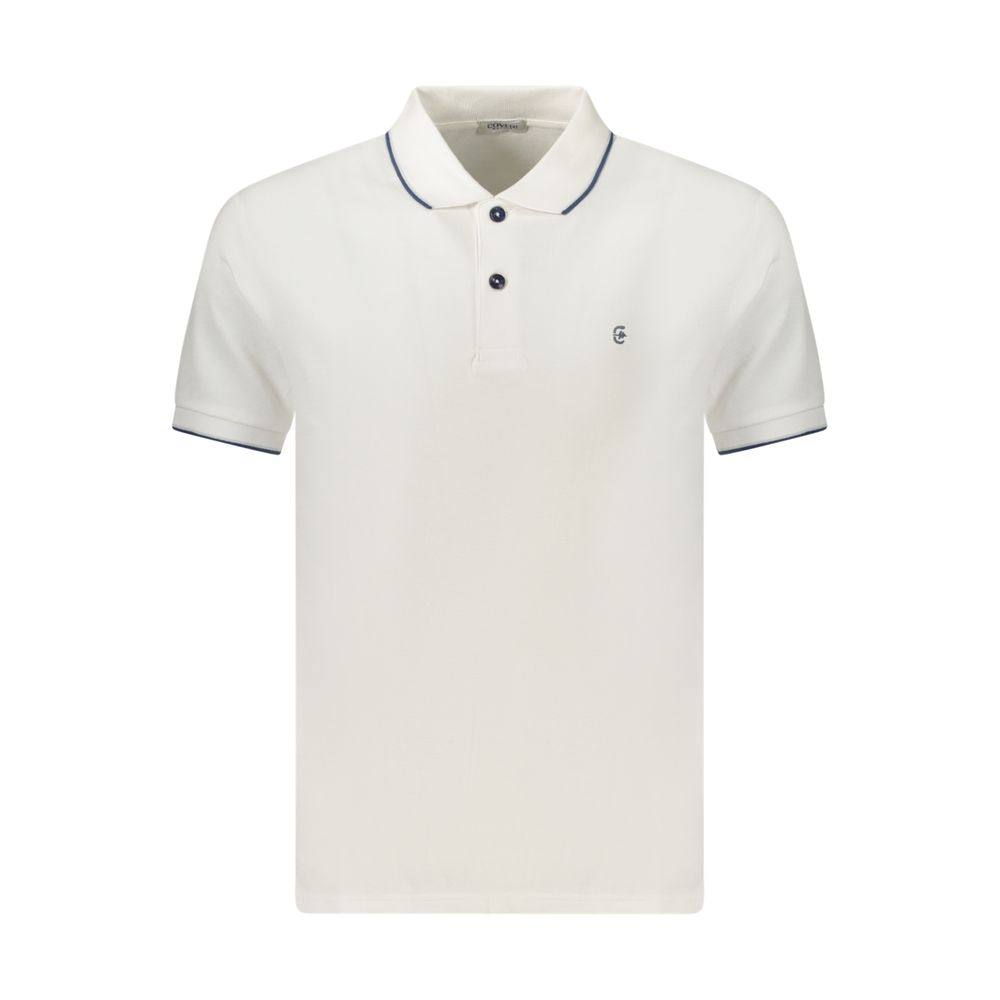 Coveri Moving Bianco Cotton Men Polo | Regal Royce