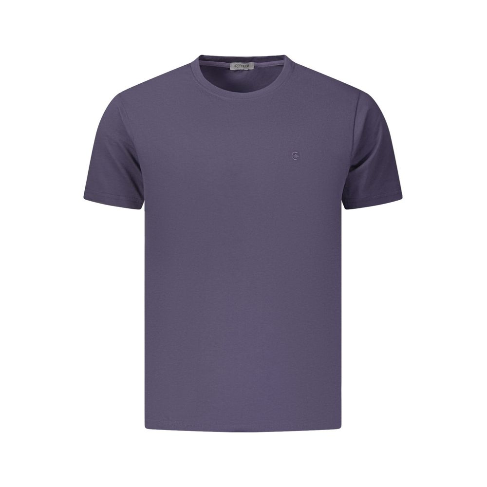 Coveri Moving Blue Cotton Men's T-Shirt | Regal Royce