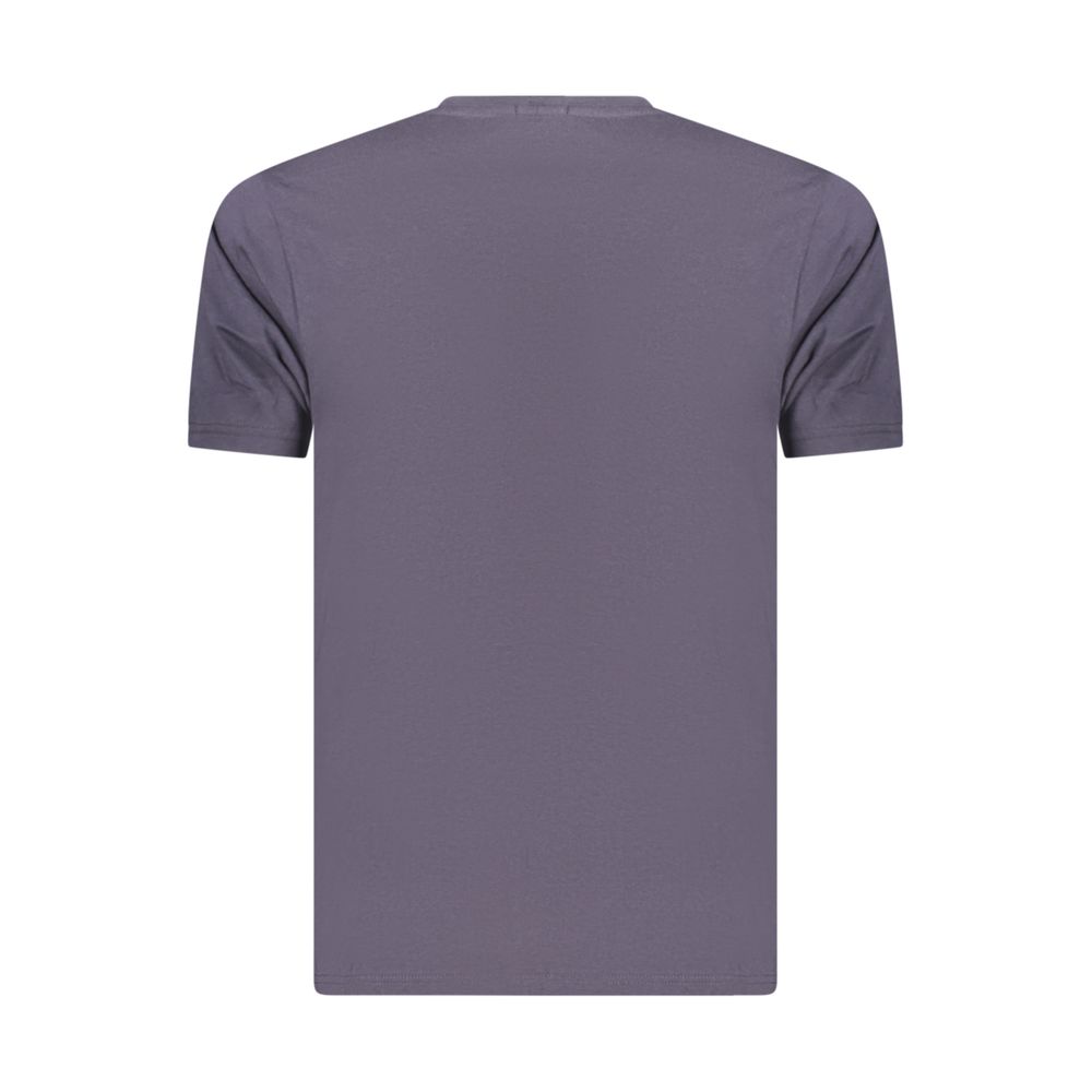 Coveri Moving Blue Cotton Men's T-Shirt | Regal Royce