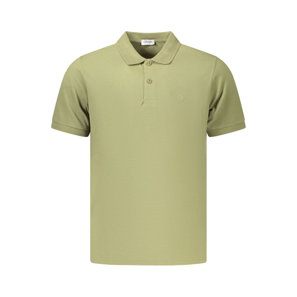 Coveri Moving Green Cotton Men's Polo | Regal Royce