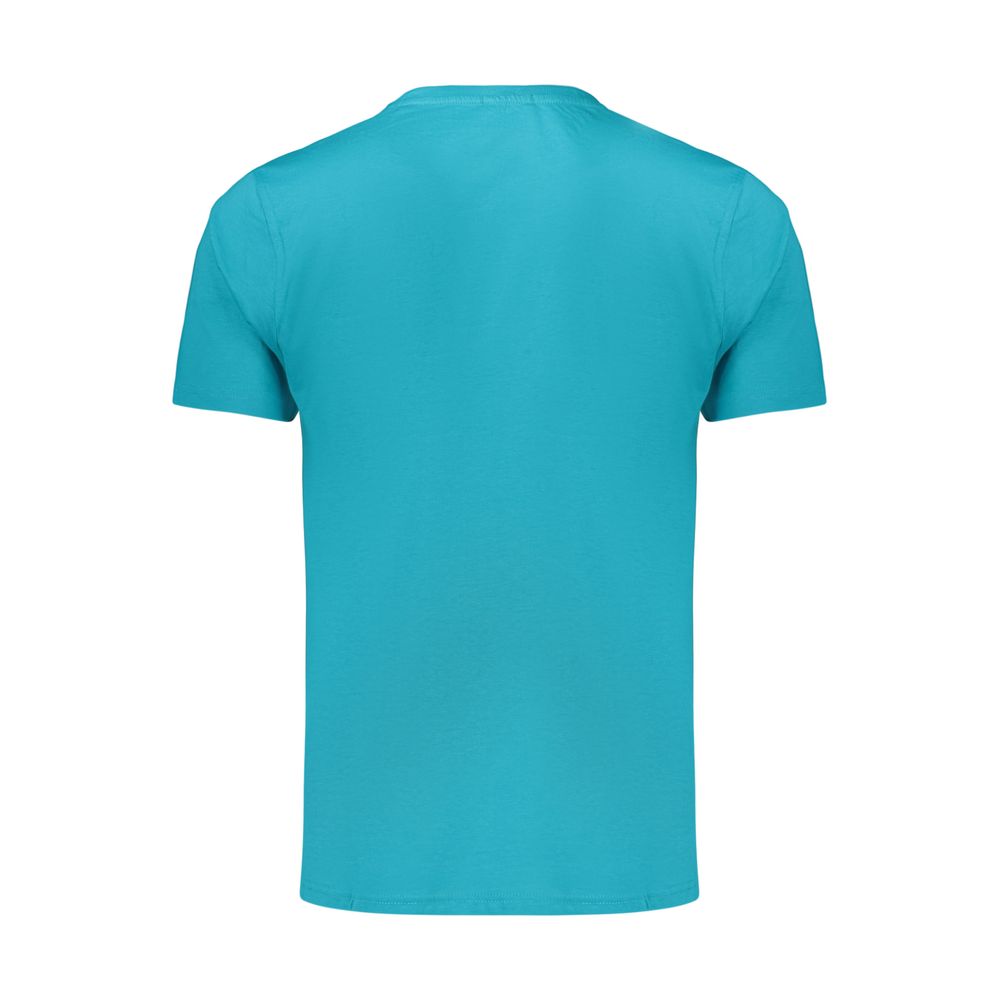 Coveri Moving Azzurro Cotton Men's T-Shirt | Regal Royce