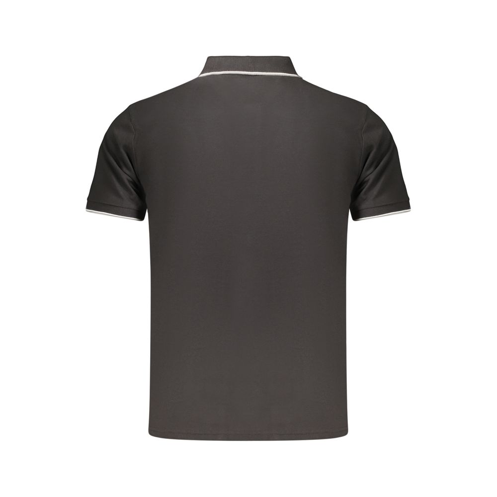 Coveri Moving Black Cotton Men's Polo | Regal Royce