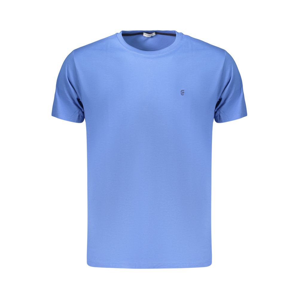 Coveri Moving Blue Cotton Men's T-Shirt | Regal Royce