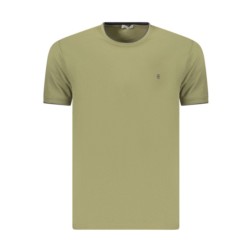 Coveri Moving Green Cotton Men's T-Shirt | Regal Royce