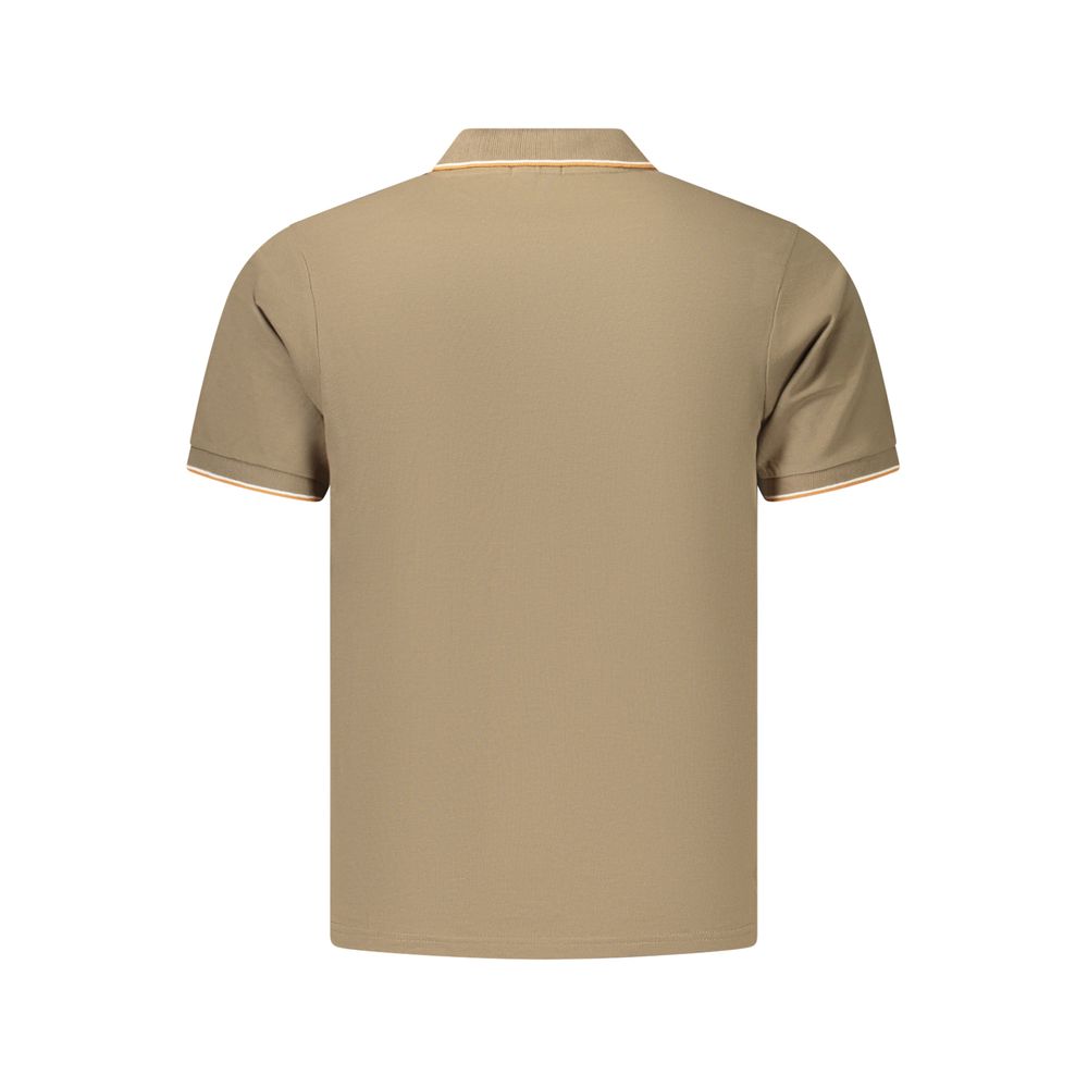 Coveri Moving Brown Cotton Men's Polo Shirt | Regal Royce