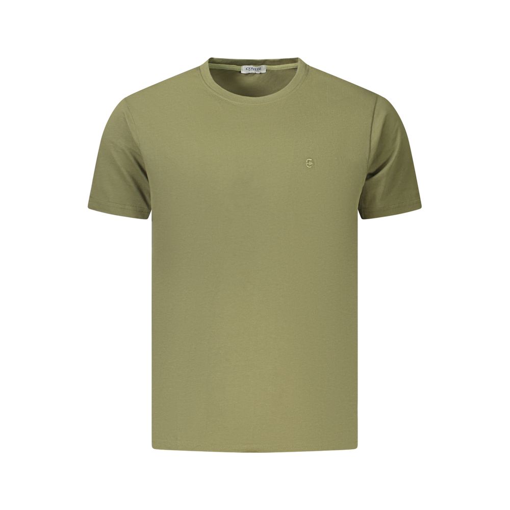 Coveri Moving Verde Cotton Mens TShirt | Regal Royce