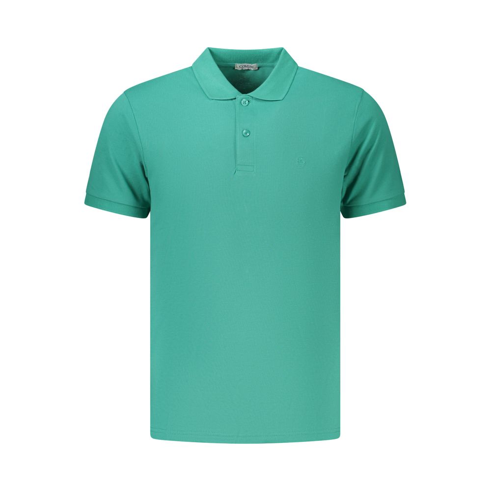 Coveri Moving Green Cotton Men's Polo | Regal Royce
