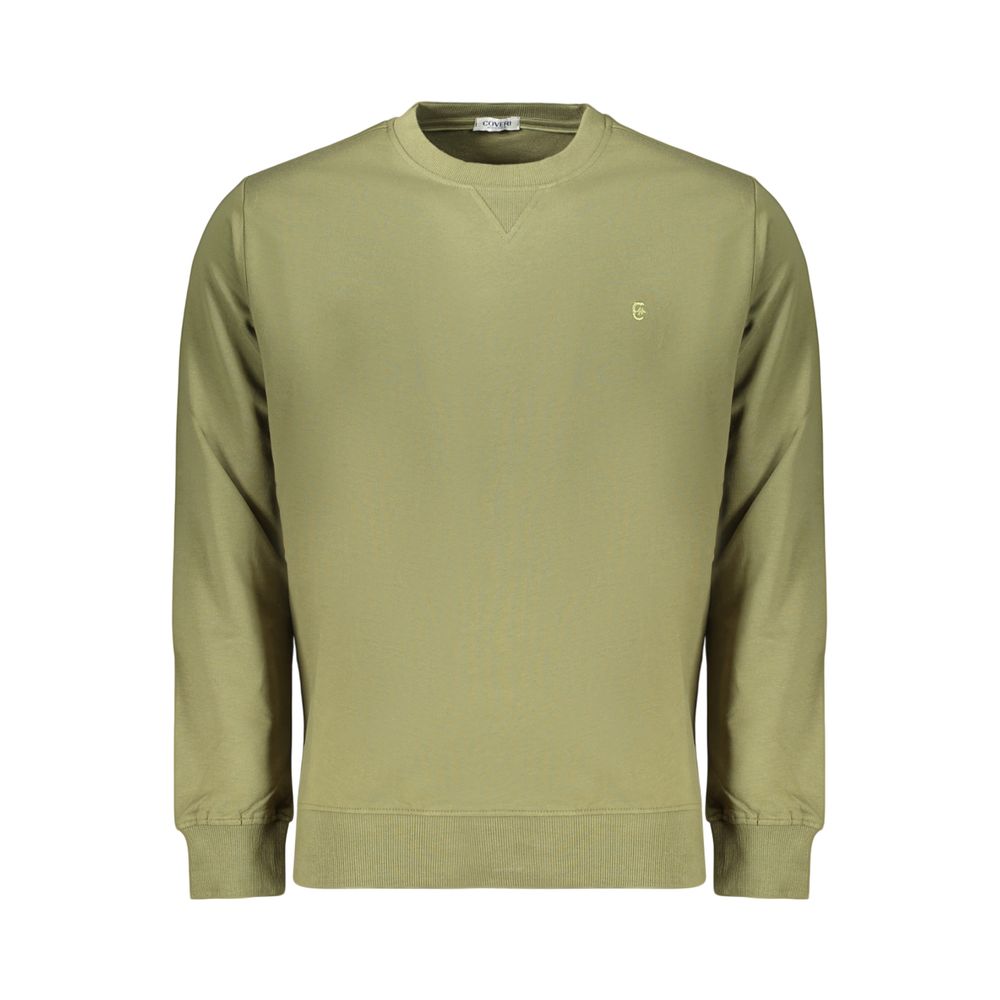 Coveri Moving Verde Cotton Men's Sweatshirt | Regal Royce