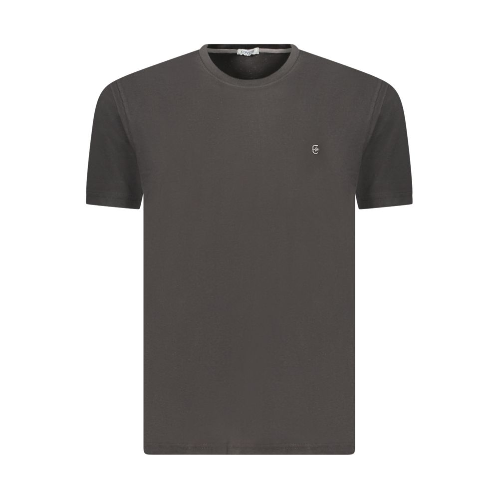 Coveri Moving Black Cotton Men's T-Shirt | Regal Royce