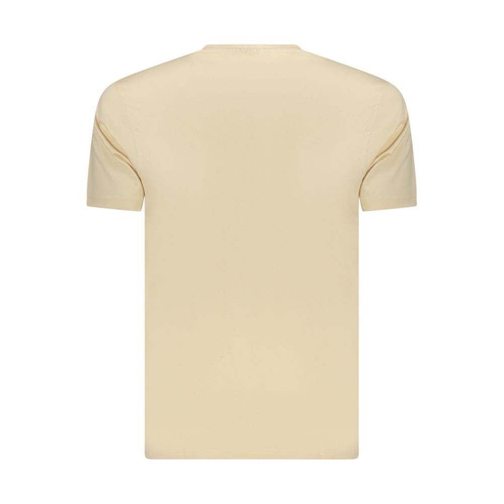 Coveri Moving Beige Cotton Men's T-Shirt | Regal Royce