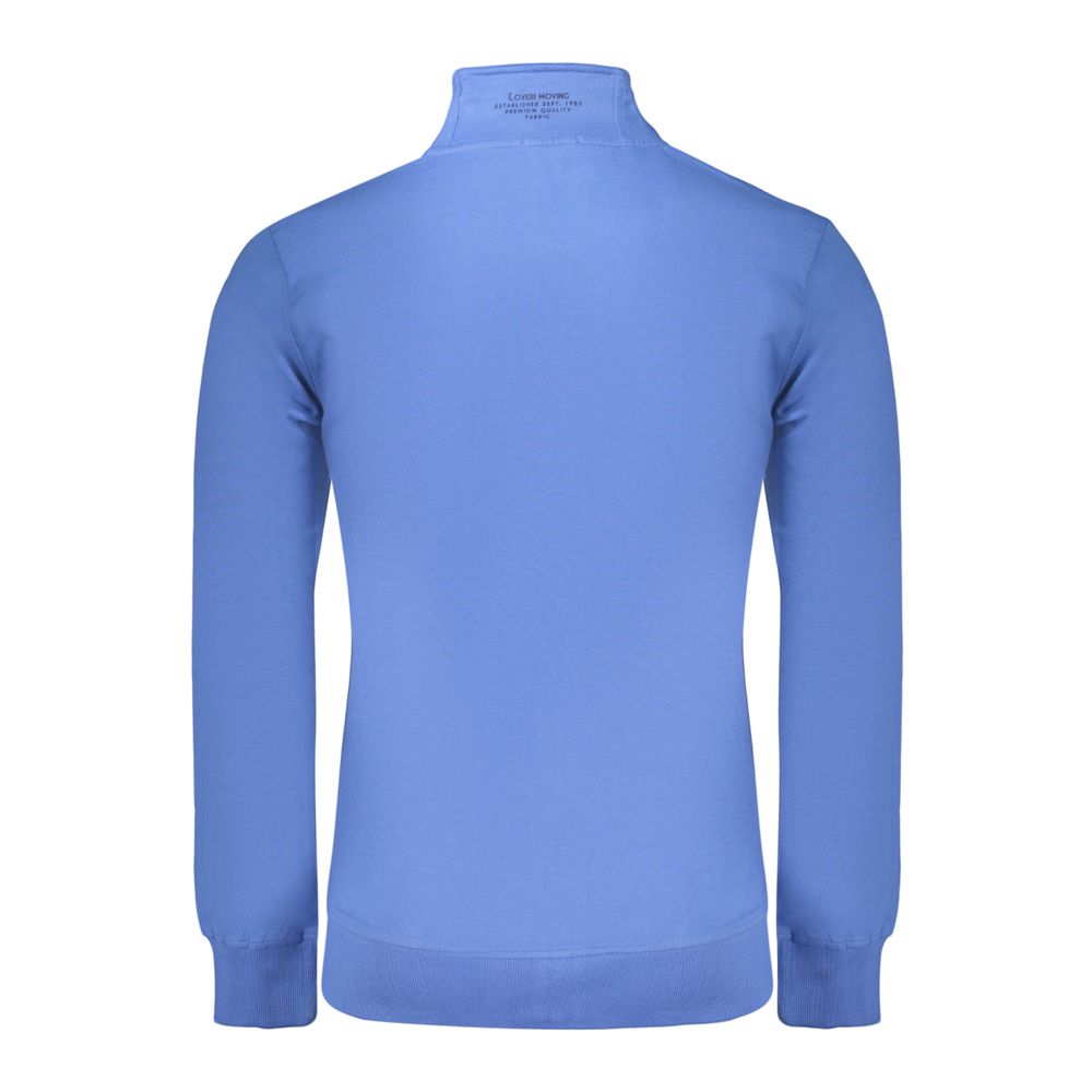 Coveri Moving Blue Cotton Men's Sweatshirt | Regal Royce