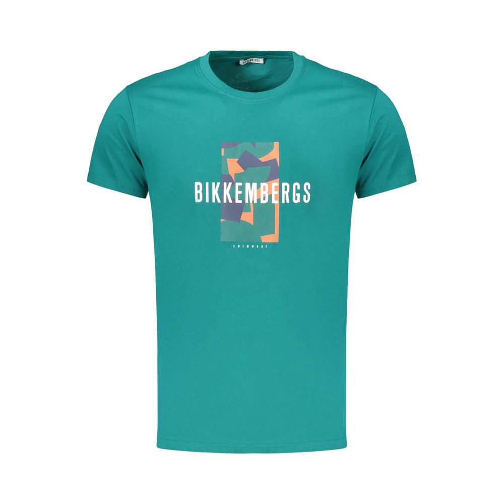 Bikkembergs Verde Cotton Men's T-Shirt | Regal Royce