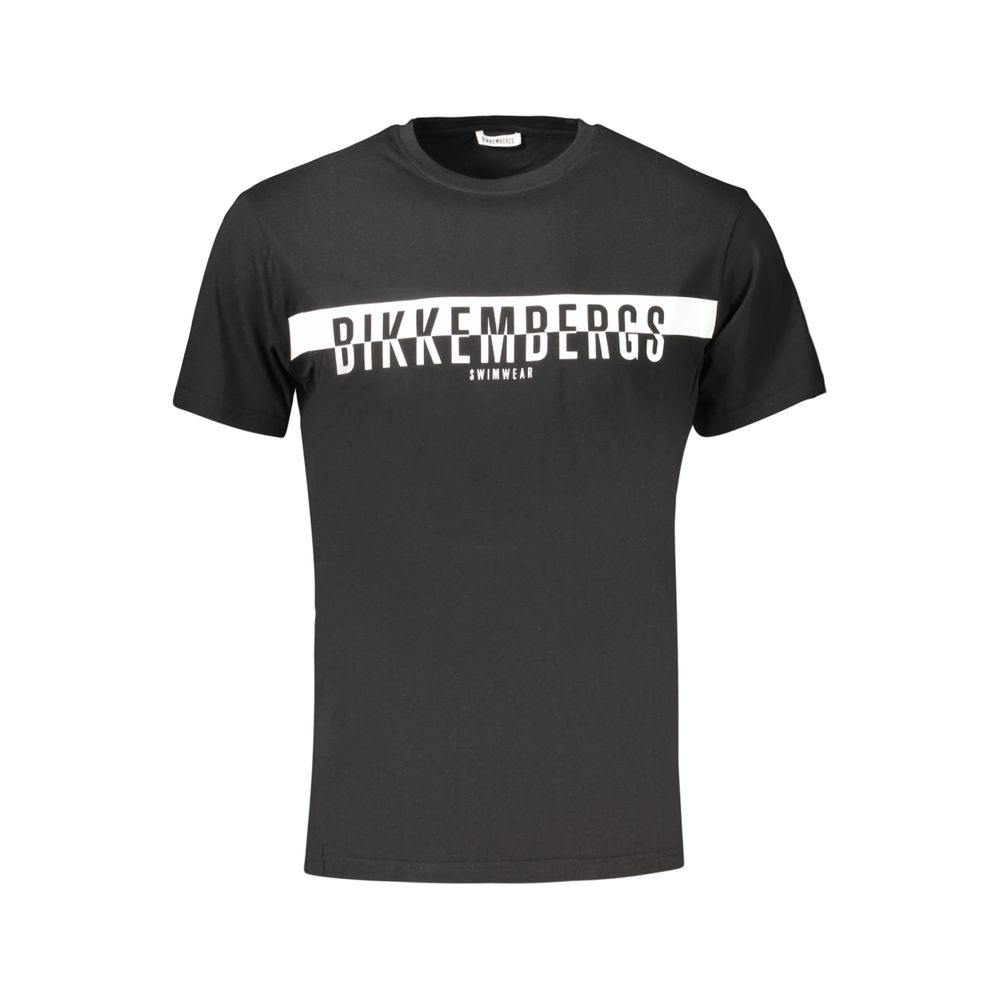 Bikkembergs Black Cotton Men's T-Shirt | Regal Royce