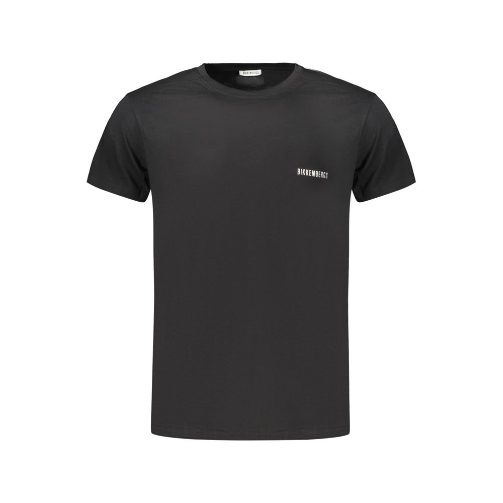 Bikkembergs Black Cotton Men's T-Shirt | Regal Royce