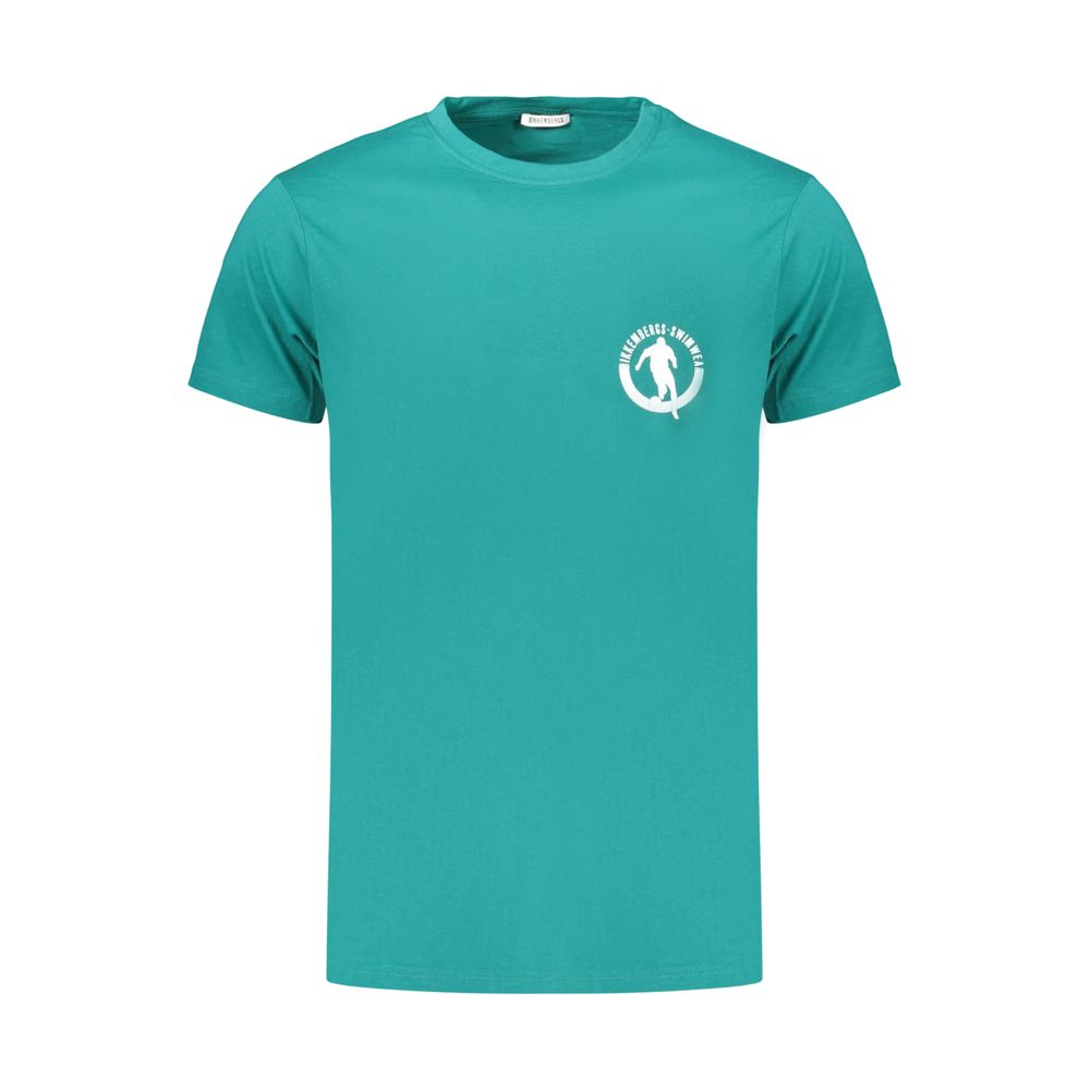 Bikkembergs Green Cotton Men's T-Shirt | Regal Royce