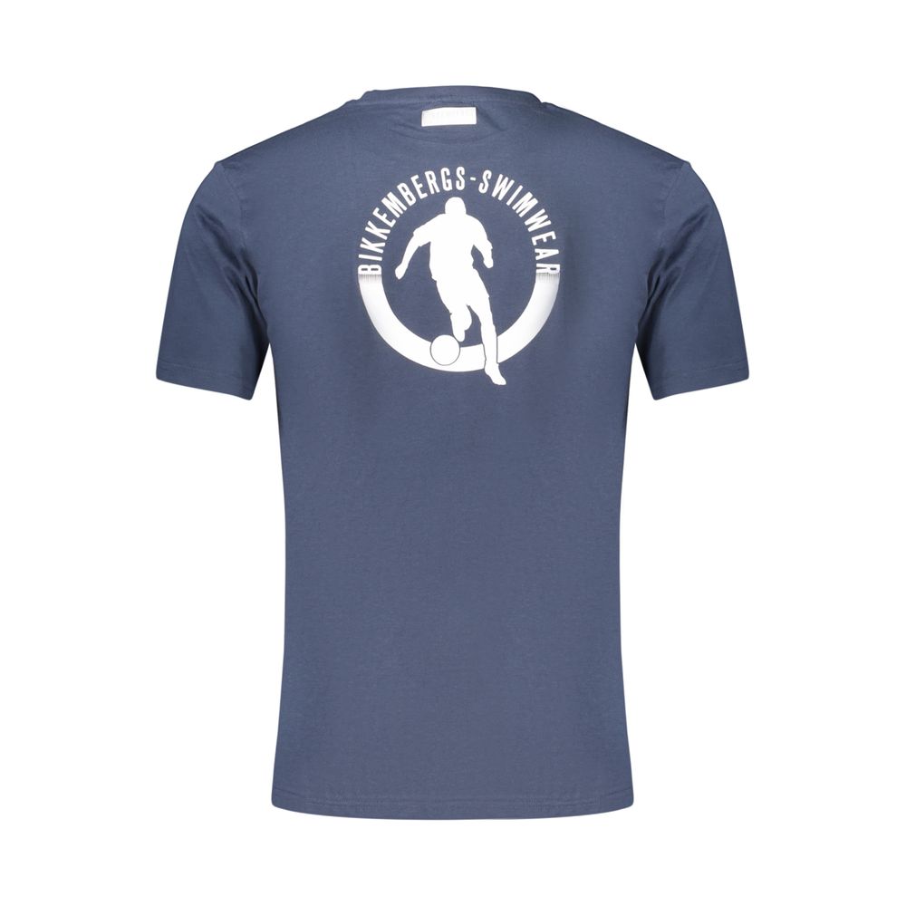 Bikkembergs Blue Cotton Men's T-Shirt | Regal Royce