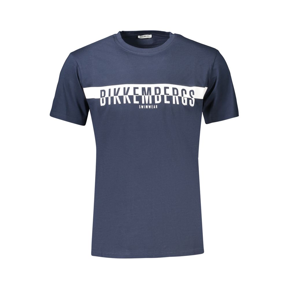 Bikkembergs Blue Cotton Men's T-Shirt | Regal Royce