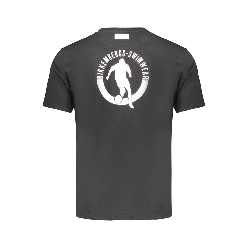 Bikkembergs Black Cotton Men's T-Shirt | Regal Royce