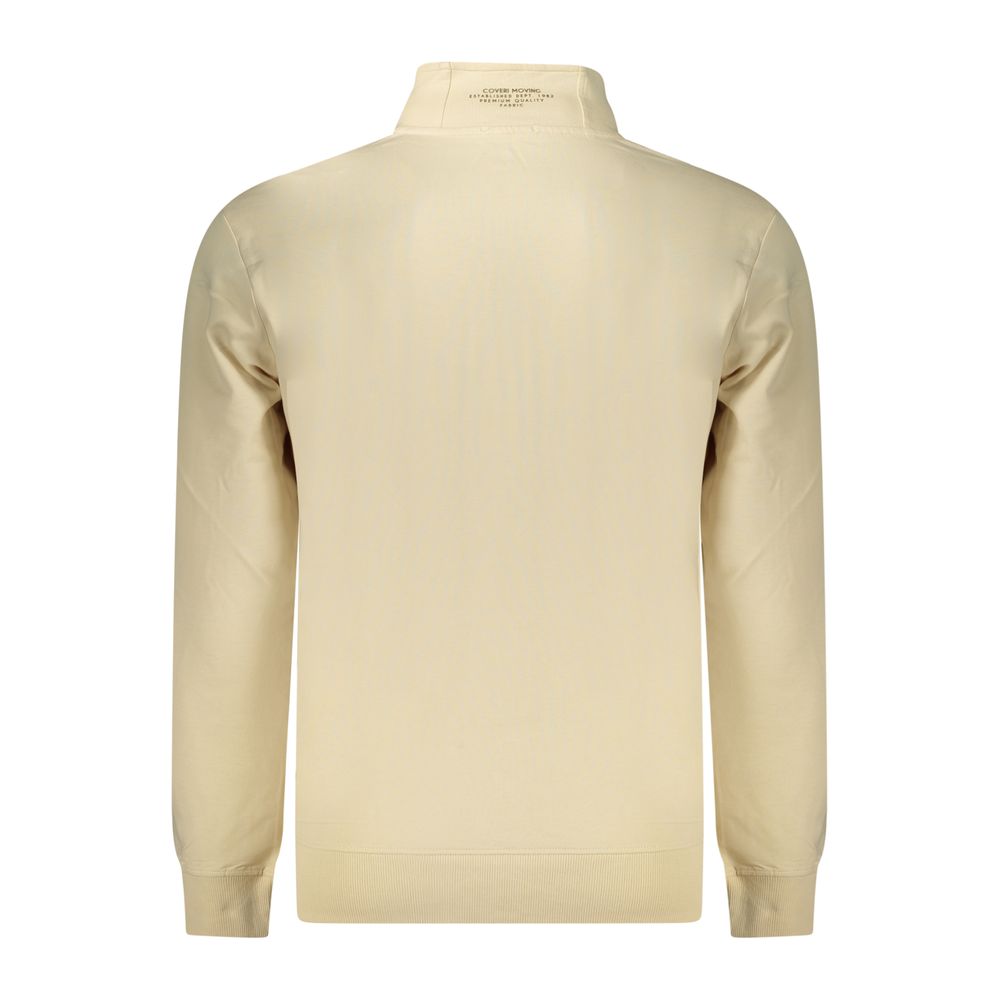 Coveri Moving Beige Cotton Men's Sweatshirt | Regal Royce