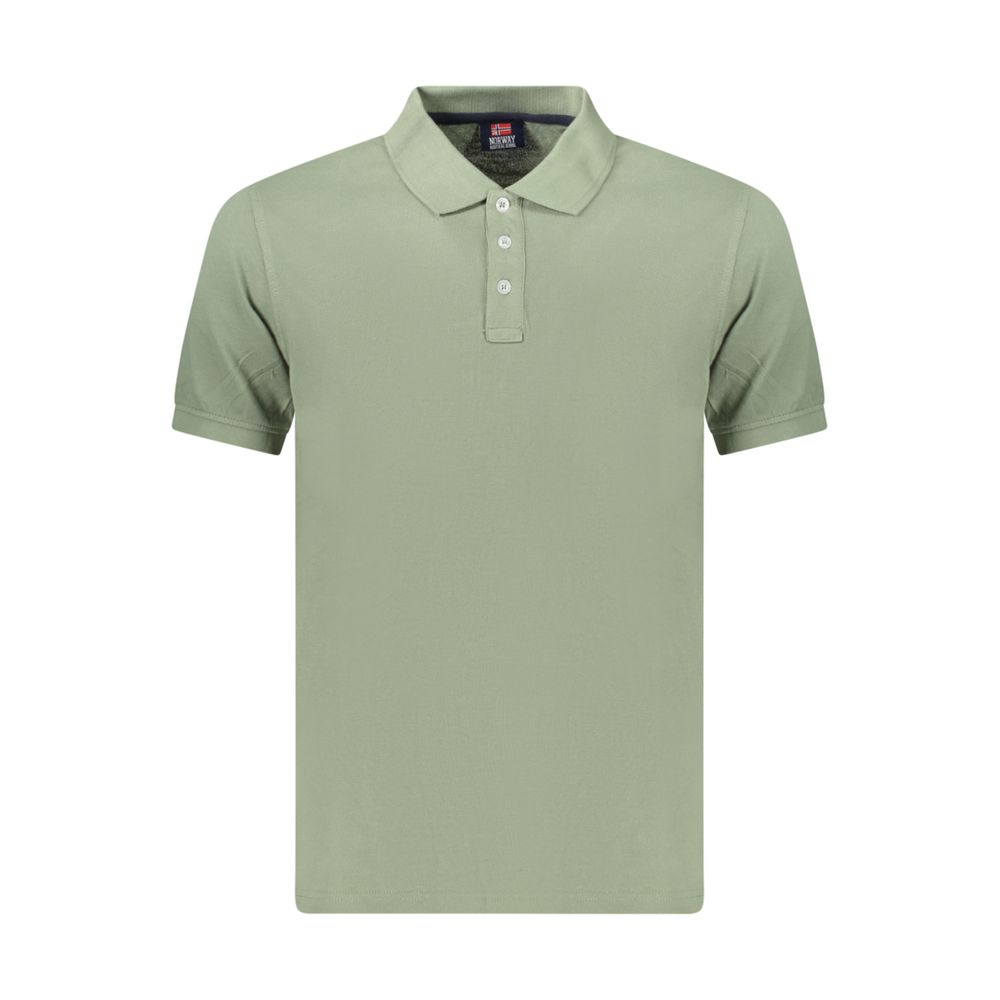 Norway 1963 Green Cotton Men's Polo | Regal Royce