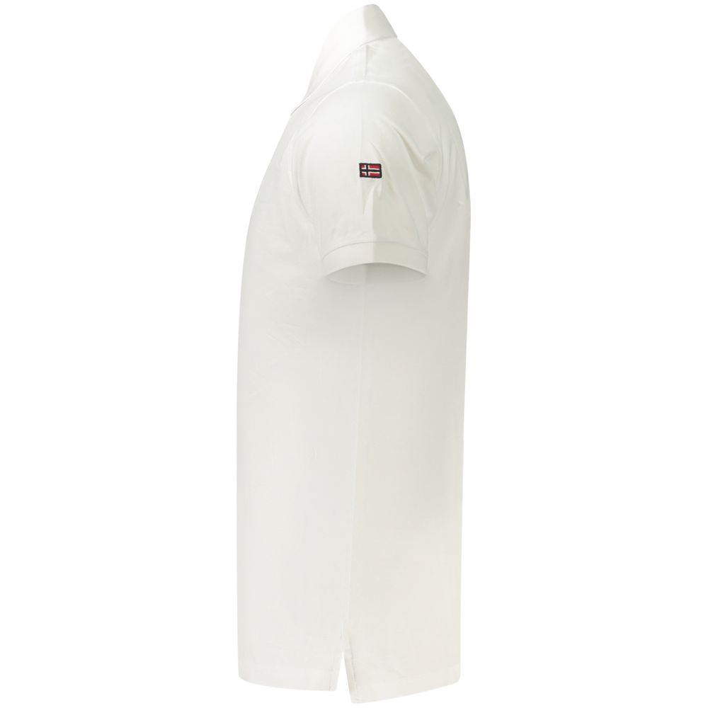 Norway 1963 White Cotton Men's Polo Shirt | Regal Royce