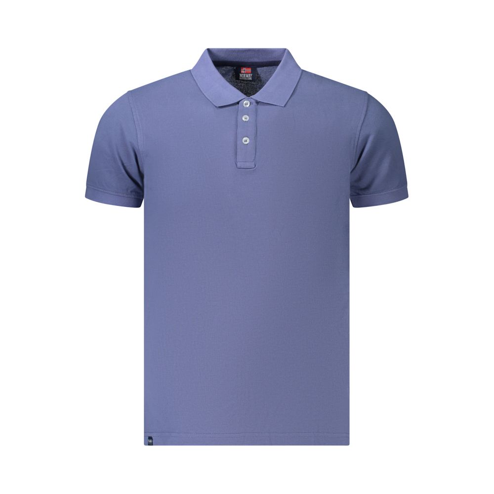Norway 1963 Blue Cotton Mens Polo | Regal Royce